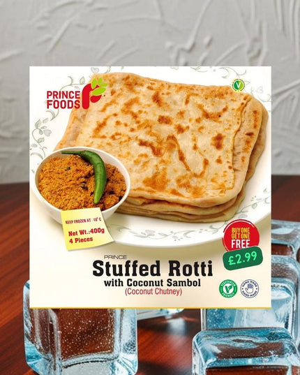 Prince Foods Stuffed Rotti Coconut 400g