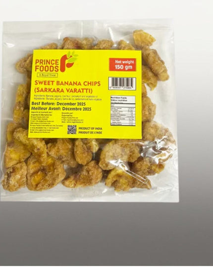 Prince Foods Sweet BananaÉ Sarkarra Varatti 150g 2