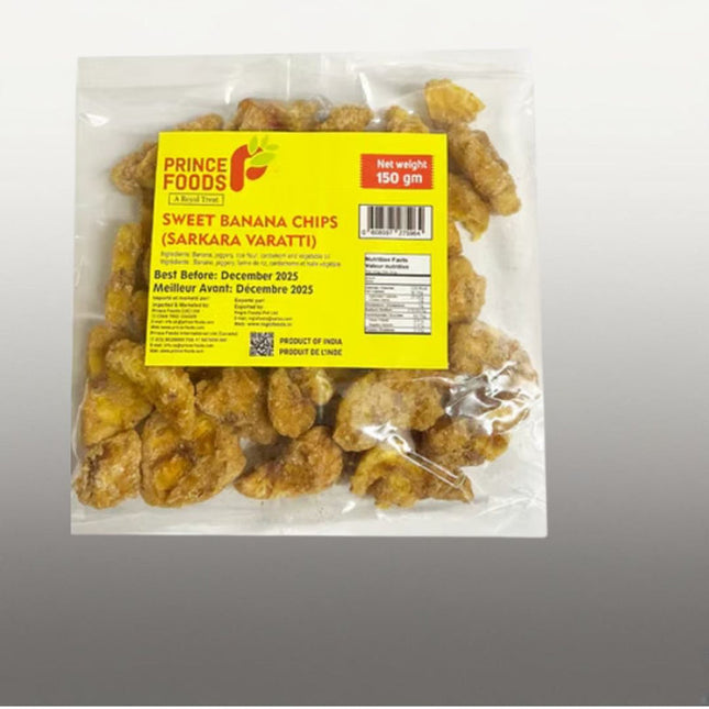 Prince Foods Sweet BananaÉ Sarkarra Varatti 150g 2