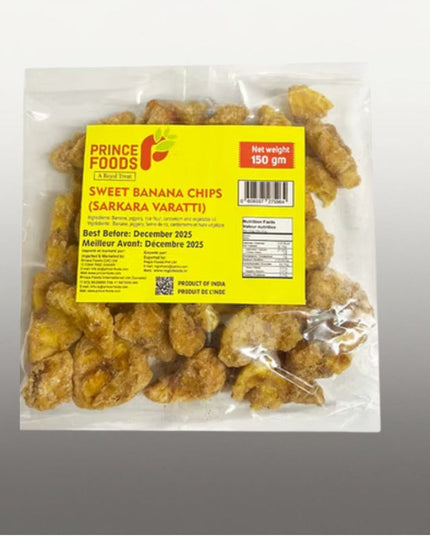 Prince Foods Sweet BananaÉps Sarkarra Varatti 150g