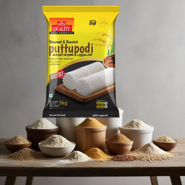 Quality Steamed Roasted Puttu Podi 1Kg