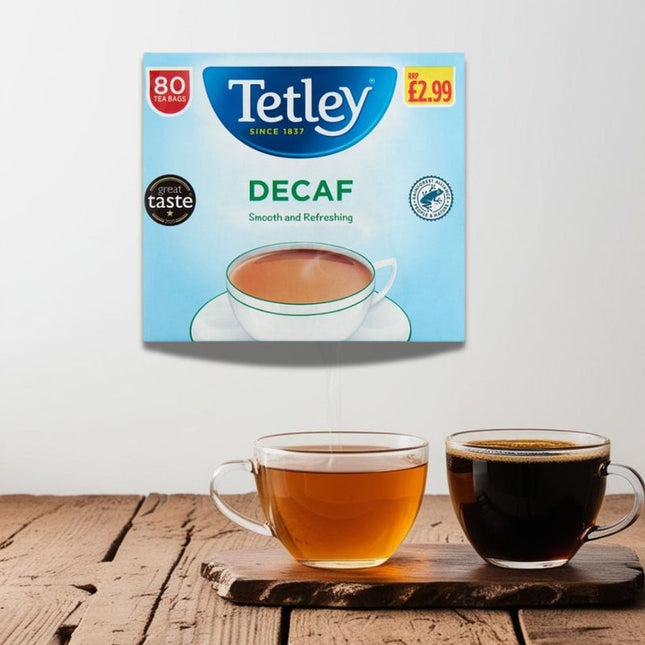 Tetley Decaf 80 Tea Bags 250G