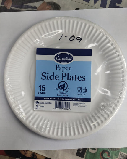 Essential Paper Side Plates(18cm) 15