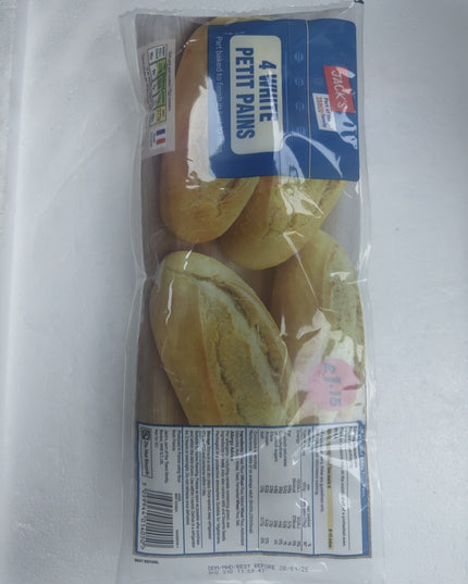 Jack's 4 White Petit Pains
