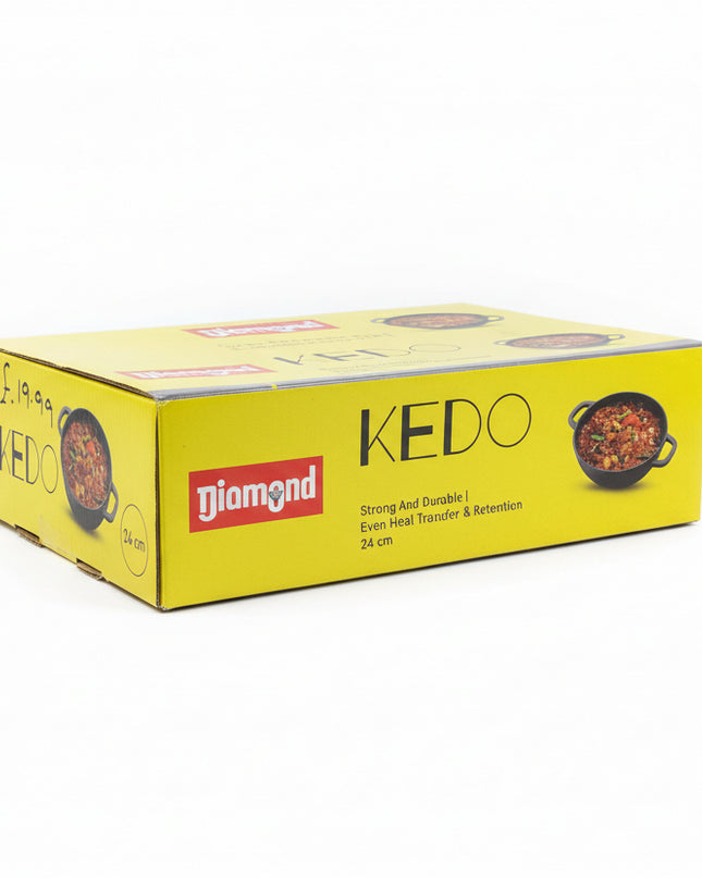 Diamond Kedo traditional cast iron kadai