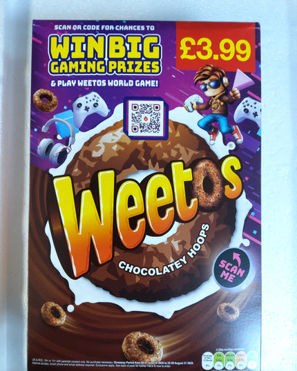 Weetos chocolatey hoops 420g