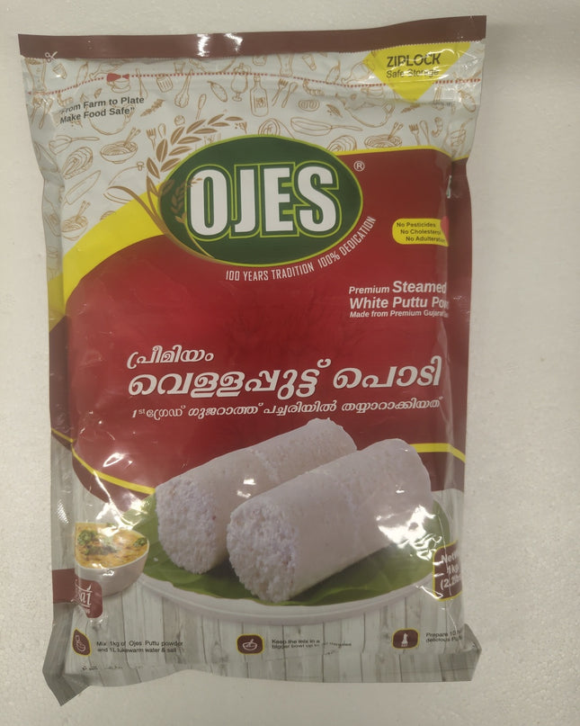 OJES steamed white Puttu powder 1Kg