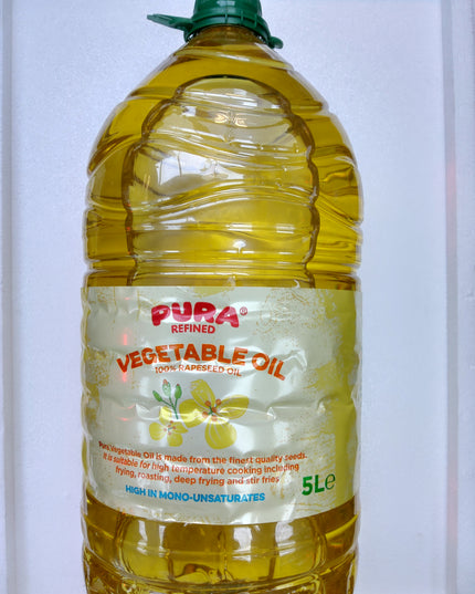 Pura Refined - Vegetable Oil (rapseed oil) 5L