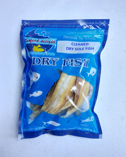 SEAFOOD DELIGHT - Dry Cleaned Sole Fish 100g