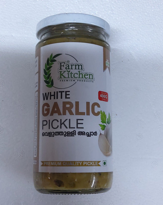 Farm Kitchen White Garlic Pickle 400g