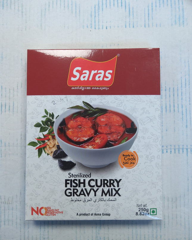 Saras fish curry gravy mix 250gm
