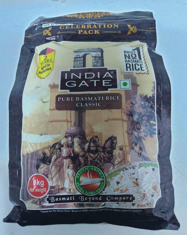 India gate pure basmathi 1kg
