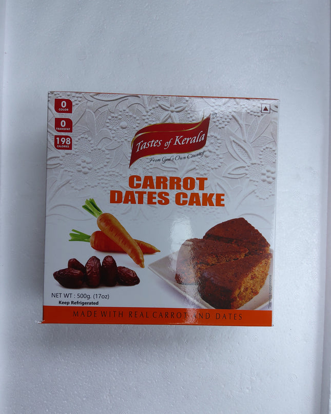 Tastes Of Kerala Carrot Dates Cake 500gm