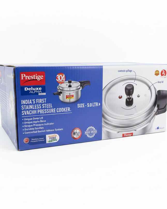 Prestige 5 Lit stainless steel pressure cooker