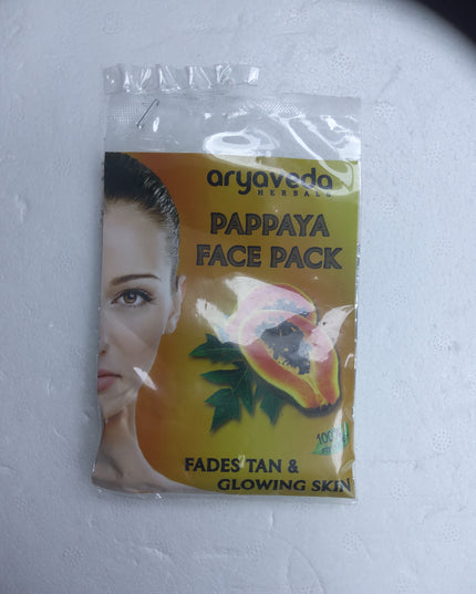 Aryaveda herbals papaya face pack 25g