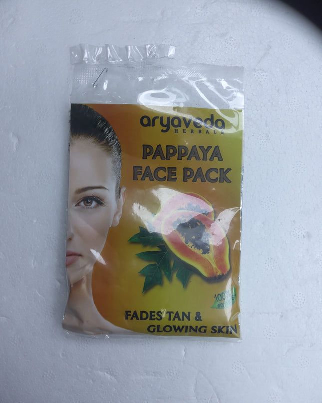 Aryaveda herbals papaya face pack 25g