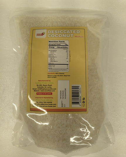 Prince Foods Desiccated Coconut Medium 500gm