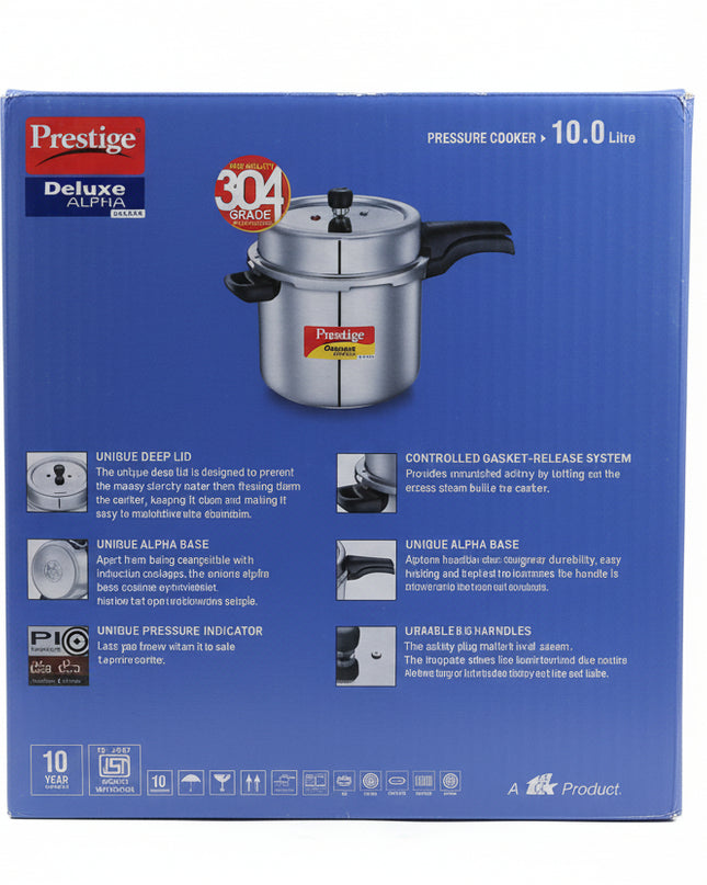 Prestige Deluxe ALPHA Pressure cooker 10 litre