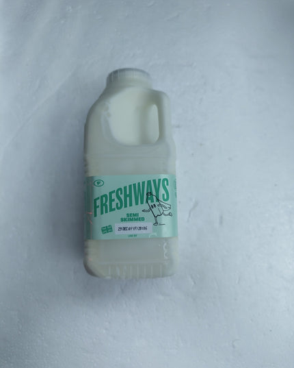 Freshways Semi Skimmed Milk 568ml 1 Pint