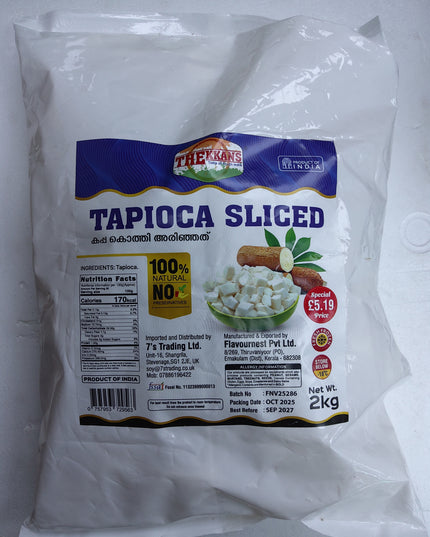 Thekkans Tapioca sliced 2kg