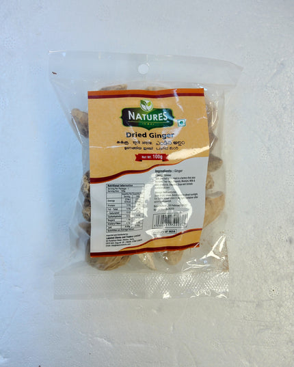 Nature's - Dried Ginger 100g