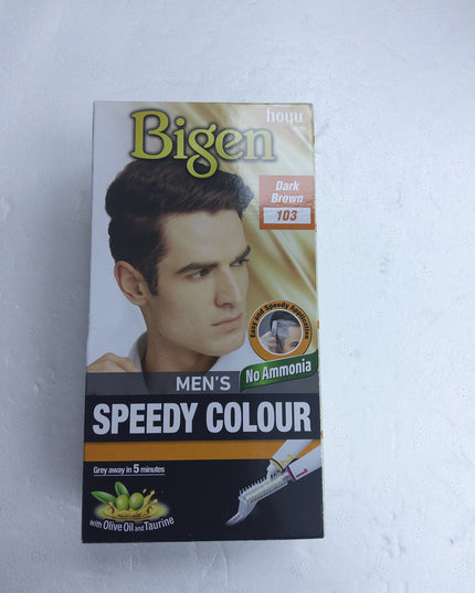 Bigen dark brown mens speedy colour