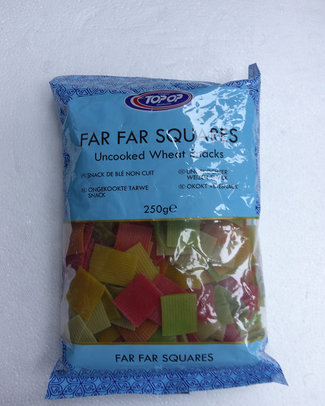 Top op far far squares 250g