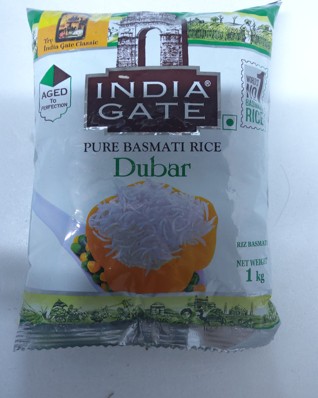 India gate pure basmathi rice duber 1kg