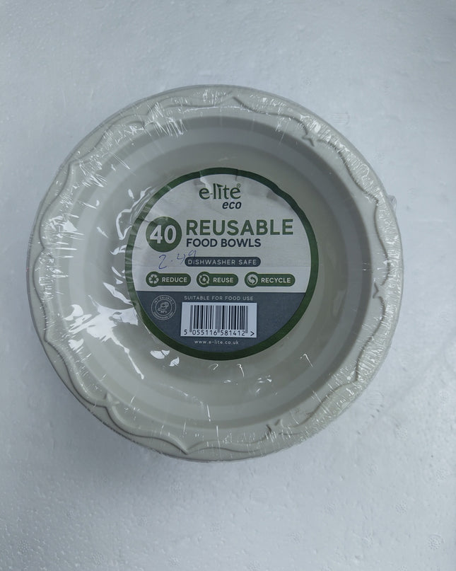 Elite Eco 40 Reusable Food bowls