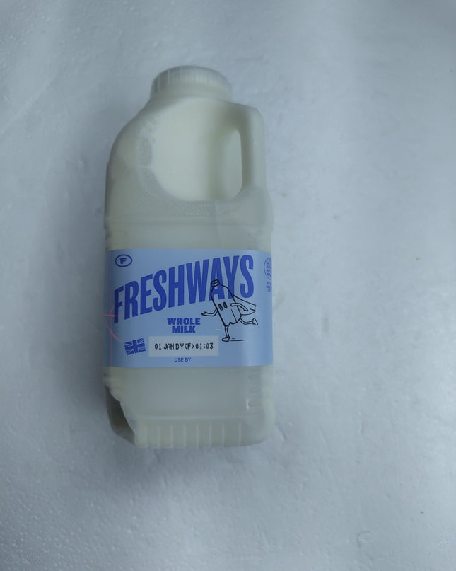 Freshways Whole Milk 568ml 1 Pint