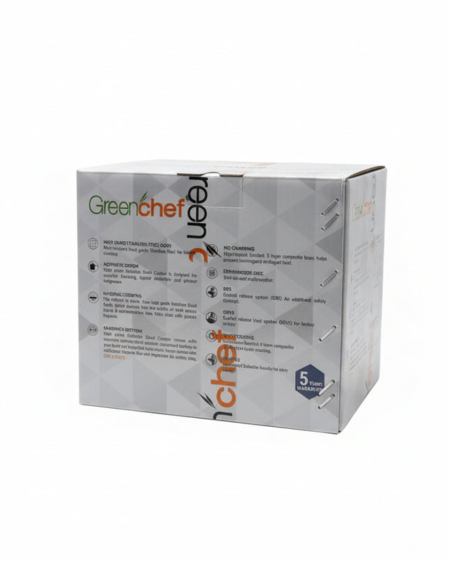 Greenchef Classic Stainless Steel pressure cooker  3 litres