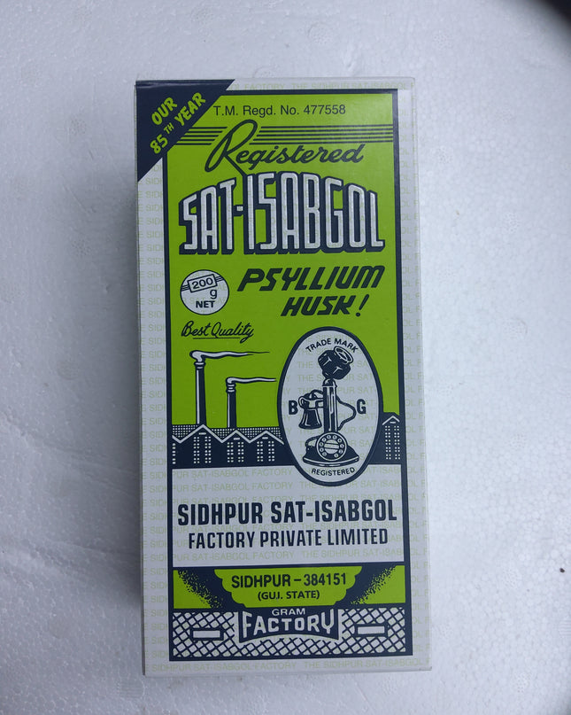 Sat isabgol psyllium husk 200g