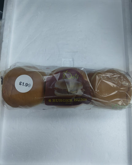 The Deli 6 Burger BunsSliced