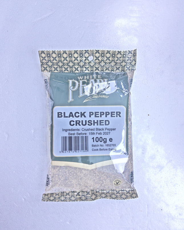 White Pearl - Black Pepper Crushed 100g