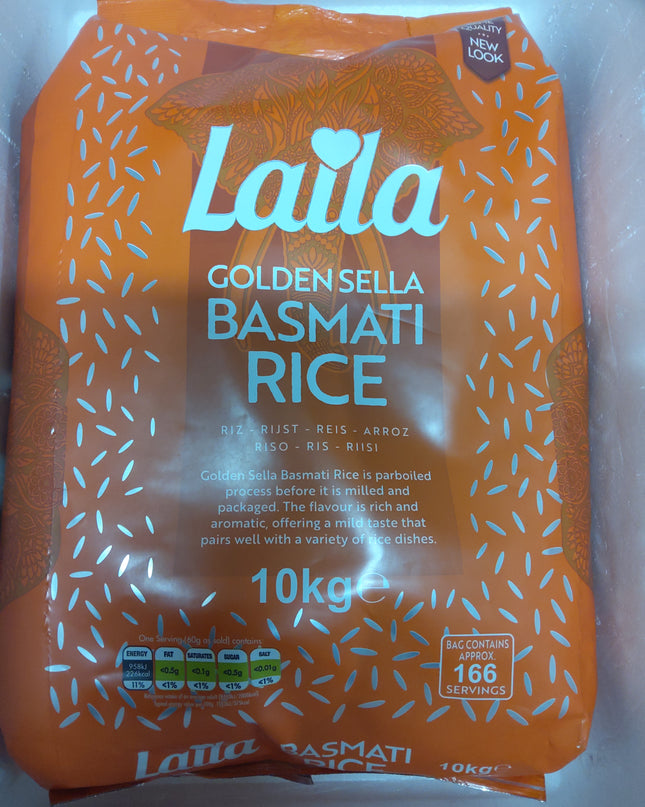 Laila golden sella basmathi rice 10kg