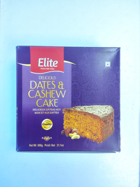Elite - Dates & Cashew Cake 600g