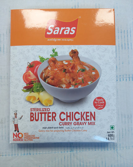 Saras butter chicken curry gravy mix 400gm