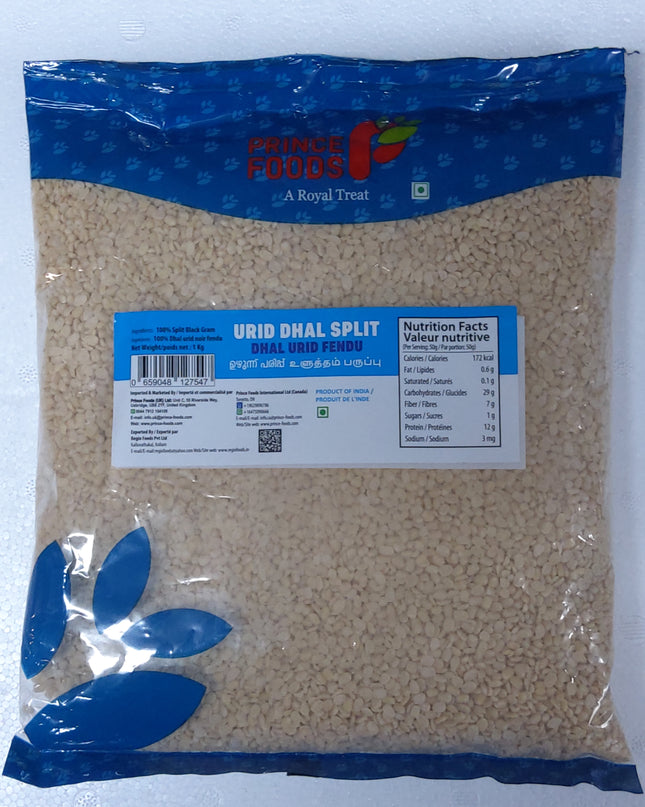 Prince food urid dhal Split 1kg