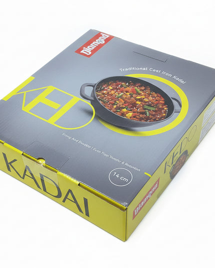 Diamond Kedo traditional cast iron kadai