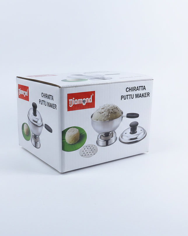 Diamond chiratta puttu maker stainless Steel