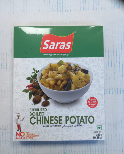 Saras sterilized  boiled  Chinese  potato 300gm
