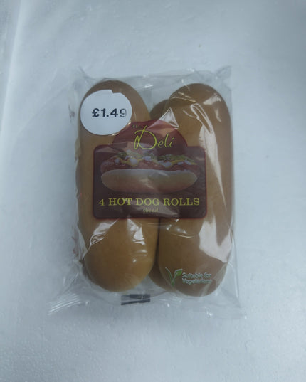 The Deli 4 Hot Dog Rolls