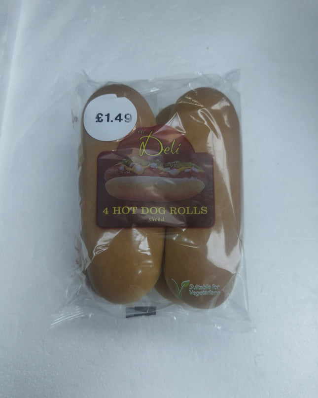 The Deli 4 Hot Dog Rolls