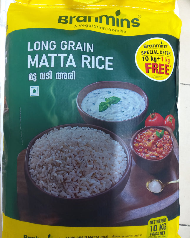 Brahmins Long Grain Matta Rice 10kg
